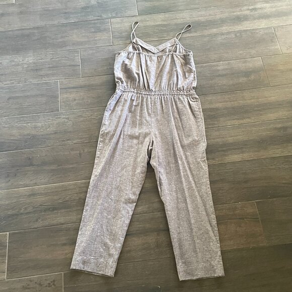 NWOT Size XL Calypso St. Barth for Target linen blend faded brown jumpsuit - Picture 2 of 15